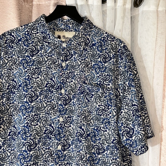 Vintage Silk Size XXL Short Sleeve Button Down Shirt - Picture 2 of 12